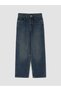 Ozmarka New Season Indigo Crop Straight Fit Women's Jean Trousers - 6