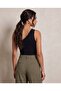 Women's One-Shoulder Asymmetrical Cut Blouse with Metal Accessories - 3