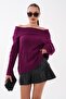 Women's Madonna Collar Knitwear Knitted Sweater 265013 - - 2