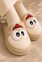 Women's Plush Home Slippers with Big-Eyed Frog Figure, Silent Sole, Comfortable, Plush - 4