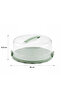 L-00501-2 Lockable Lid Cake Pastry Storage Container Borcam - Cake Pan Green - 5