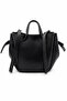 Liva Women's Black Hand and Shoulder Bag with Magnet Closure - 3