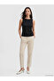 Lcw Everyday Black Crew Neck Glittery Women's Tank Top - 2