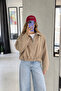 Belted Bomber Crop Trench Jacket - 5