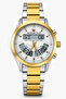 AL-SALAH Analog Digital Wristwatch – Silver Round Dial, Metal Bracelet, Multiple Digital Displays & Side Control Buttons - 3