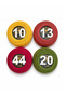 No:12 Cotton Like Etamin - Cross Stitch 4-Piece Thread Set-18 (6 Gr) - 2