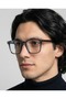 Mocha Smoked Gray Cornered Lightweight Unisex Men's and Women's Blue Light Protection Screen Glasses