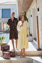 Satin Frankish Clothed Chiffoned Bat Sleeve Kimono - 3