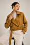 Women's Buttoned Soft Coat - 6
