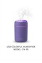 مرطب هواء صغير ملون بمنفذ USB طراز CM-9S، سعة 300 مل، مرطب محمول للرذاذ البارد مع إضاءة LED محيطة، ترطيب 35-40 مل/ساعة، مرطب هواء مدمج للمكتب