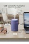مرطب هواء صغير ملون بمنفذ USB طراز CM-9S، سعة 300 مل، مرطب محمول للرذاذ البارد مع إضاءة LED محيطة، ترطيب 35-40 مل/ساعة، مرطب هواء مدمج للمكتب - 3