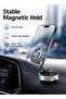 Magnetic Car Phone Holder | 360 Degree Rotating 180 Degree Folding Vacuum Suction Mount | Adjustable Dashboard Mobile Stand for Car and Indoor Use - 5