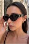 Melinda Cat Eye Black Ultra Light Women's Sunglasses with Uv400 Filter
