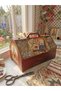 Hand-Painted, Wooden, Sewing/Knitting Box, Vintage/Country Style Decorative Box, Gift for Mother - 3