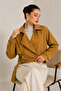 Women's Buttoned Soft Coat - 4