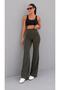 Women's Lycra Crepe Trousers with Waist Clip - 3