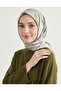 Flora Twill Scarf - Floral Leaf Pattern