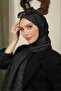 Flowered Pattern Thin Medina Silk Jacquard Shawl - 3
