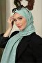 Flowered Pattern Thin Medina Silk Jacquard Shawl - 3