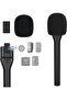 Handheld Microphone Holder for Hollyland Lark M2, Magnetic Slide Rail for Lark A1 MAX & Rode DJI