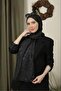 Flowered Pattern Thin Medina Silk Jacquard Shawl - 4