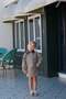 Trench Fabric Jacket-Skirt 2-Piece Set - 2