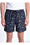 Lcw Swimwear Black Short Length Patterned Men's Swim Shorts - 3