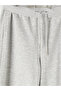 Two Mt Shop Quality Lcw Vision Gray 3 Thread Flat Standard & Regular Women's Sweatpants - 5