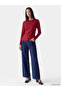 Lcw Everyday Burgundy Crew Neck Women's Bodysuit - 2