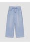 Two Mt Shop Quality Lcw Jeans Indigo Denim Straight & Regular Waist Wide Leg Women's Jeans - 5