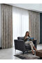 Adel 5201 Cream 1/3 Pleated Background Curtain Apm