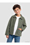 Two Mt Shop Quality Lcw Kids Khaki 3 Thread Plain Loose & Baggy Boys' Shirt Jacket - 3