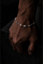 Steel Singapore Chain Silver Men's Bracelet 3mm - 4