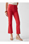 Lcw Jeans Red Flare Women's Jean Pants - 2