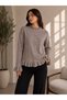 Women's Ruffle Detailed Buttoned Knitwear Cardigan Long Sleeve Casual Top - 4