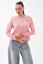 Women's Rabbit Embroidered Two-Thread Sweatshirt 265070 - 4