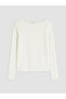 Lcw Vision Ecru Boat Neck Women's Bodysuit - 5