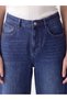 Alita City Lcw Modest Indigo Denim Straight Baggy Fit High Waist Narrowed Leg Women's Jean Pants - 6