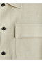 Southblue Beige Regular Fit Double Pocket Men's Shirt Jacket - 6