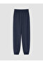 Lcw Modest Navy Blue Women's Jogger Sweatpants with Elastic Waist - 5