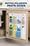 8-Pocket Kitchen Cabinet Organizer, Multi-Purpose Mesh Organizer with Hanger and 2 Hanging Devices - 2