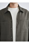 Esvab • Modern & Distinctive Comfortable Fit Long Sleeve Velvet Men's Shirt Jacket - 7