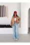 Belted Bomber Zippered Trench Jacket - 6