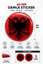 60 mm 1. Class Resin Drop Sticker |   Automobile Motorcycle Emblem 2 Pieces - 3