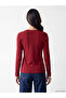 Lcw Everyday Burgundy Crew Neck Women's Bodysuit - 4