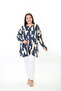 Women's Printed Plus Size Tunic - 2