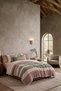 Liora 4 Layer Muslin Double Bedspread 100% Cotton Striped with Tassels 220X240 cm - 4