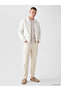Xside Ecru Relax Fit Gabardine Men's Jacket - 2