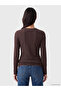 Lcw Everyday Brown Crew Neck Women's Bodysuit - 4