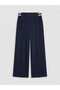 Two Mt Shop Quality Lcw Everyday Navy Blue Diving Fabric Plain Standard & Regular Women's Sweatpants - 5